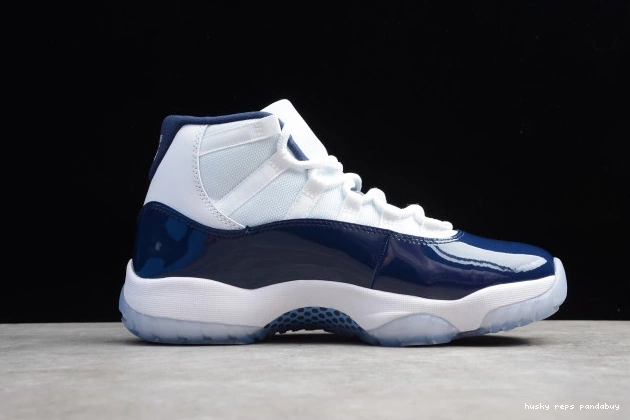 Rep Husky 378037-123 Retro Jordan Midnight Air 11 Navy 0809